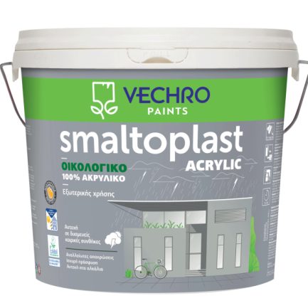 Smaltoplast 100% Ακρυλικό Οικολογικό Χρώμα Vechro