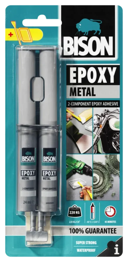 Εποξική Κόλλα Για Μέταλλα Epoxy Bison Metal