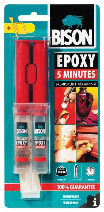 Εποξική Κόλλα 5 Λεπτών Epoxy 5 Minutes Bison